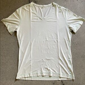 Men's White V-Neck T-Shirt